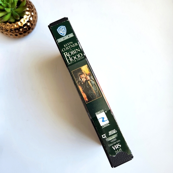 Robin Hood: Prince of Thieves (VHS, 1991) Kevin Costner, Vintage - Picture 4 of 7